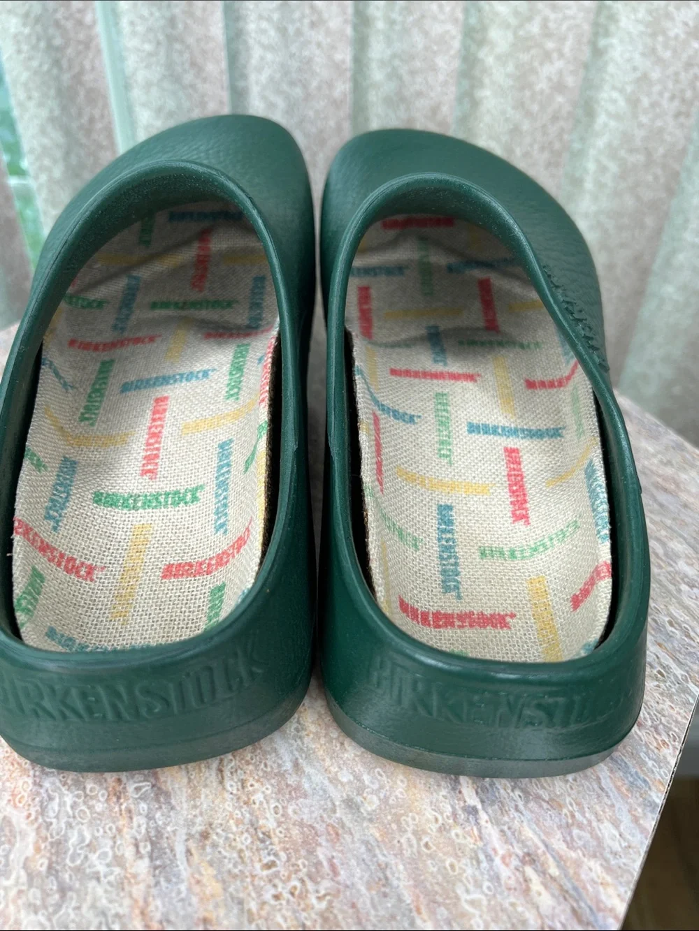 Birkenstock Kids NWOB Dark Green Slip-On Clogs S-5